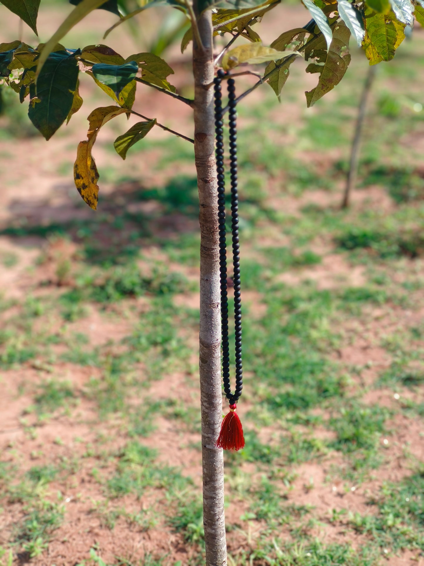 Original 8 MM Karungali Malai sacred Blackwood Beads for protection & Power