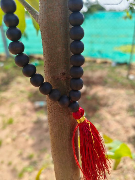 Original 8 MM Karungali Malai sacred Blackwood Beads for protection & Power